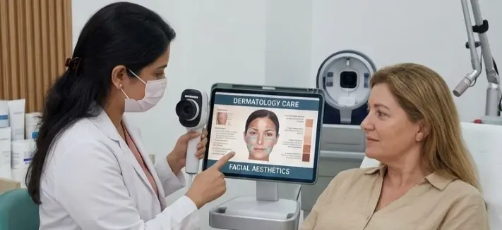 الجلدية والتجميل