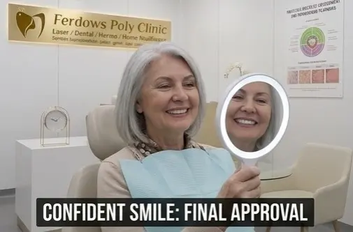 Final look after dental veneers in Deira, Dubai